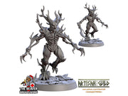 Barkwraith Spriggan E, Fighter, Monster, Fey, Dryad, Forest, Elven- High Quality Resin Printed 28mm 32mm Tabletop Miniature, Tough Figurine