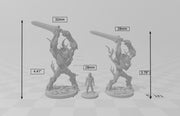 Barkwraith Primordial B, Ent, Monster, Fey, Dryad, Tree, Elven- High Quality Resin Printed 28mm 32mm Tabletop Miniature, Tough Figurine
