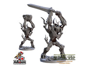 Barkwraith Primordial B, Ent, Monster, Fey, Dryad, Tree, Elven- High Quality Resin Printed 28mm 32mm Tabletop Miniature, Tough Figurine