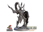 The Green Knight Spriggan, Fey, Monster, Fairy, Dryad, Tree, Elven- High Quality Resin Printed 28mm 32mm Tabletop Miniature, Tough Figurine