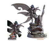 Spriggan Enchantress, Fey, Monster, Fairy, Dryad, Tree, Elven- High Quality Resin Printed 28mm 32mm Tabletop Miniature, Tough Figurine