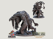 Faldorn Swamp Troll large premium miniature - High Quality Resin Printed 28mm 32mm Tabletop Miniature, Tough, Durable, Figurine and Diorama