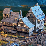 Last Hearth Complete Set Bundle | Diorama | DnD | Wargaming | Building | Village | Town | Inn - High Quality 3D Printed, 15mm, 28mm, 32mm