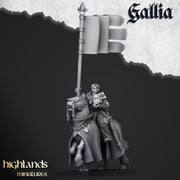 Young Knights of Gallia mini set - 28/32mm Scale Premium Resin Models for Wargaming and RPG, DnD, Human, Gallia Durable High Quality Cavalry
