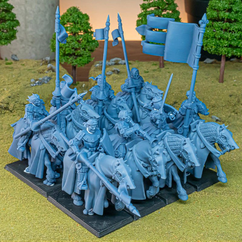 The Peasant Uprising mini set - 28/32mm Scale Premium Resin Models for Wargaming and RPG, DnD, Human, Gallia Durable High Quality Cavalry