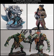Mountain Orc Shrine, Black Crag Orcs Scatter Terrain - High Quality Resin Printed 28mm 32mm Tabletop Terrain, Tough Figurine