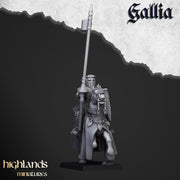 Young Knights of Gallia mini set - 28/32mm Scale Premium Resin Models for Wargaming and RPG, DnD, Human, Gallia Durable High Quality Cavalry