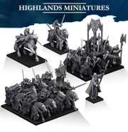 Join the Pilgrimage! Gallia mini set - 28/32mm Scale Premium Resin Models for Wargaming and RPG, DnD, Human, Durable High Quality Miniatures