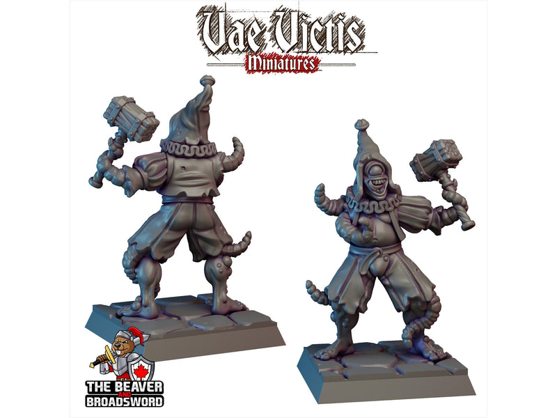 Corrupted Circus Warband Set - Monster, Fey, Undead, DnD, Fantasy- High Quality Resin Printed 28mm 32mm Tabletop Miniatures, Tough Figurine