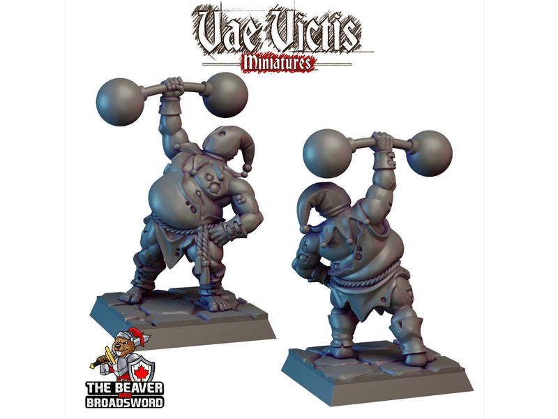 Corrupted Circus Mini Set - Monster, Fey, Undead, DnD, Fantasy- High Quality Resin Printed 28mm 32mm Tabletop Miniatures, Tough Figurine