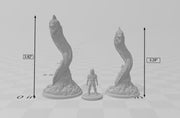 Ancient Eel | EC3D, Premium Durable Resin Miniature for your TTRPG, DnD, Wargming. 32mm, 28mm, Beast, Aquatic, Underwater, Ocean, Diorama