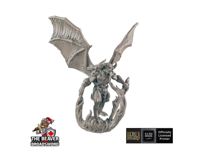 Balor | DnD Premium Resin Miniature, Durable and Tough for your TTRPG and Wargaming! 32mm, 28mm, Demon, Fiend, Epic Boss, Diorama, Devil