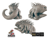 Basilisk | DnD Premium Resin Miniature, Durable and Tough for your TTRPG and Wargaming! 32mm, 28mm, Beast, Animal, Mountain, Monstrosity
