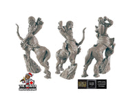 Centaurs | DnD Miniature, Premium Resin, Durable and Tough for your TTRPG and Wargaming! 32mm, 28mm, Male, Female, Plains, Horse, Centaur