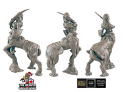 Centaurs | DnD Miniature, Premium Resin, Durable and Tough for your TTRPG and Wargaming! 32mm, 28mm, Male, Female, Plains, Horse, Centaur