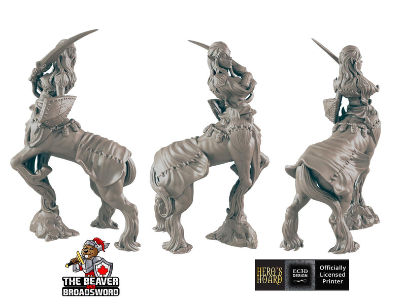 Centaurs | DnD Miniature, Premium Resin, Durable and Tough for your TTRPG and Wargaming! 32mm, 28mm, Male, Female, Plains, Horse, Centaur