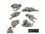 Corpses Part 1 | DnD Miniature, Premium Resin, Durable and Tough for your TTRPG and Wargaming! 32mm, 28mm, Corpse, Pile, Male, Female