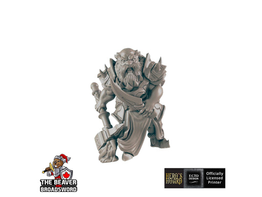 Dark Dwarf 1 | DnD Miniature, Premium Resin, Durable and Tough for your TTRPG and Wargaming! 32mm, 28mm, Male, Duergar, Mountain, Underdark