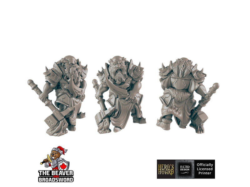 Dark Dwarf 1 | DnD Miniature, Premium Resin, Durable and Tough for your TTRPG and Wargaming! 32mm, 28mm, Male, Duergar, Mountain, Underdark