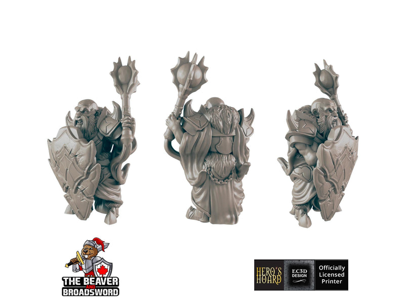 Dark Dwarf Pack | DnD Miniature, Premium Resin, Durable and Tough for your TTRPG and Wargaming! 32mm, 28mm, Male, Duergar Mountain Underdark