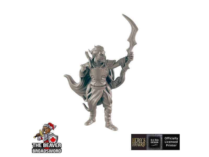 Dark Elf 2 | DnD Miniature, Premium Resin, Durable and Tough for your TTRPG and Wargaming! 32mm, 28mm, Male, Drow, Ranger, Sniper