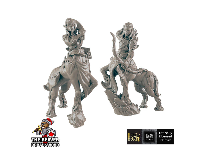 Centaurs | DnD Miniature, Premium Resin, Durable and Tough for your TTRPG and Wargaming! 32mm, 28mm, Male, Female, Plains, Horse, Centaur