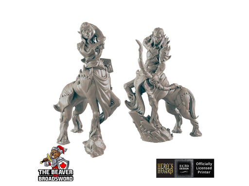 Centaurs | DnD Miniature, Premium Resin, Durable and Tough for your TTRPG and Wargaming! 32mm, 28mm, Male, Female, Plains, Horse, Centaur