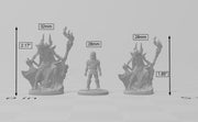 5 Eldritch Horrors Miniature Pack - Arbiter Miniatures | DnD | Illithid | Mind Flayer | Intellect Devourer | 28mm 32mm | Pathfinder | Evil