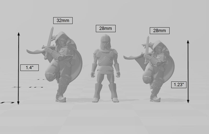 Masked Rogues mini set | DnD Miniature, Premium Resin, Durable and Tough for your TTRPG and Wargaming! 32mm, 28mm, Thief, Assassin