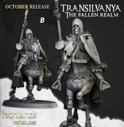 Mounted Skeleton Warrior Set - Highland Miniature | DnD | Undead | melee | 32mm | Pathfinder | Graveyard | TTRPG | Wargaming | Frostgrave