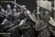 Mounted Skeleton Warrior Set - Highland Miniature | DnD | Undead | melee | 32mm | Pathfinder | Graveyard | TTRPG | Wargaming | Frostgrave