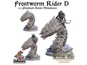 Frostworm Rider D | Premium Resin Miniature for Tabletop Gaming, DnD, Wargaming and more! Perfect Elf or Drow