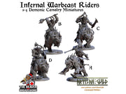 Infernal Warbeast Riders Mini Set | Premium Resin Miniatures for Tabletop Gaming, DnD, Wargaming and more!