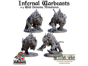 Infernal Warbeasts Mini Set | Premium Resin Miniatures for Tabletop Gaming, DnD, Wargaming and more!