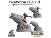Frostworm Rider B | Premium Resin Miniature for Tabletop Gaming, DnD, Wargaming and more! Perfect Elf or Drow