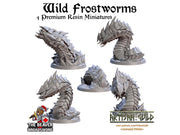 Wild Frostworms Mini Set | Premium Resin Miniatures for Tabletop Gaming, DnD, Wargaming and more! Perfect Elf or Drow