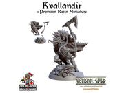 Kvallandir Trollkiller | Premium Resin Miniature for Tabletop Gaming, DnD, Wargaming and more! Perfect Elf or Drow Fighter