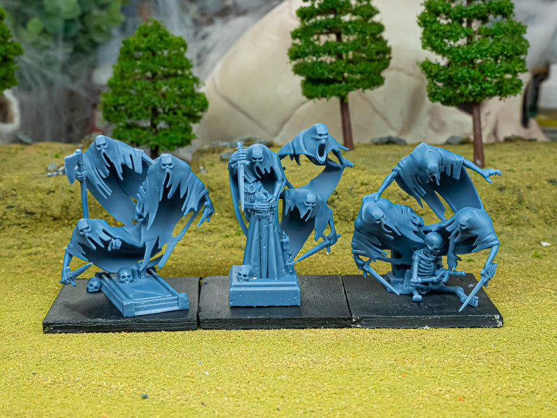 Monsters of the Crypt 31 Mini Set - 28/32mm Scale Premium Resin Models for Wargaming and RPG, DnD