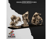 Ghost Swarm 3 or 6 Mini Set - 28/32mm Scale Premium Resin Models for Wargaming and RPG, DnD