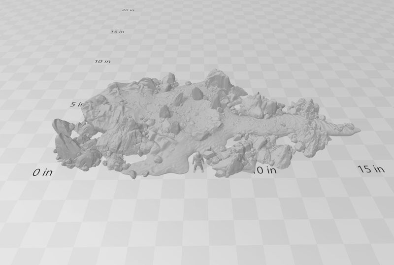 Rocky Isles 5pc Miniature Scatter Set | Premium Mini Terrain for Tabletop Gaming, DnD, Wargaming and more!