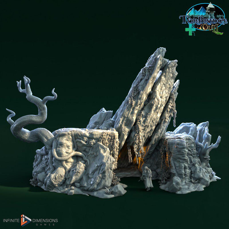 Large Rocks and Warrens Terrain Set | Premium Mini Scatter Terrain for Tabletop Gaming, DnD Wargaming and more!