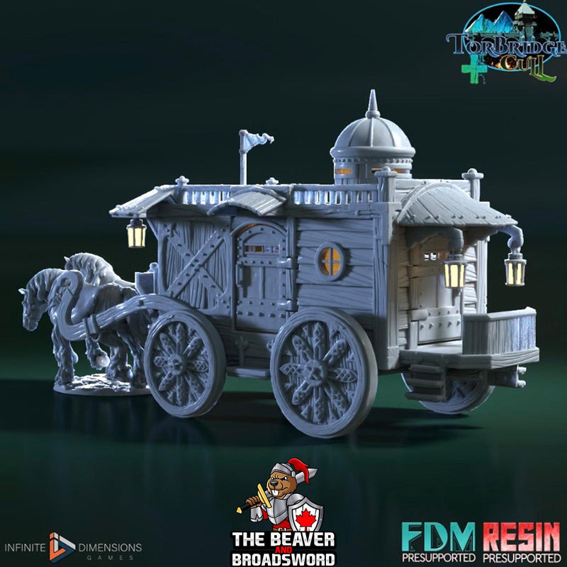 The Tax Wagon Mini Set | Premium Resin Mini Scatter Terrain for Tabletop Gaming, DnD Wargaming and more!