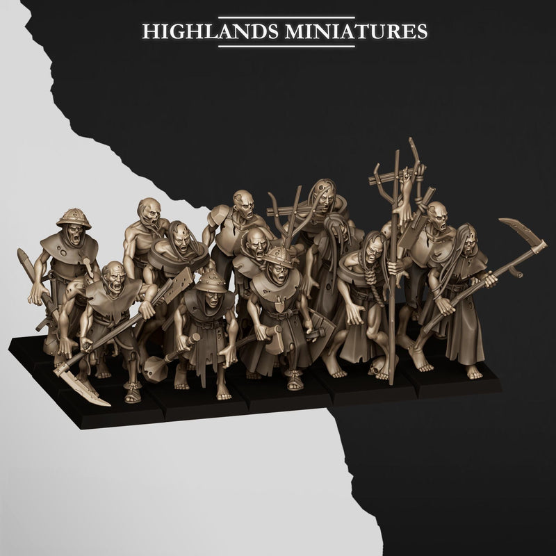 Monsters of the Crypt 31 Mini Set - 28/32mm Scale Premium Resin Models for Wargaming and RPG, DnD