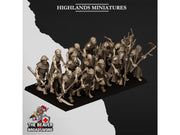 Zombie Unit 10 or 20 Mini Set - 28/32mm Scale Premium Resin Models for Wargaming and RPG, DnD