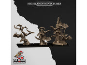 Bat Swarm 3 or 6 Mini Set - 28/32mm Scale Premium Resin Models for Wargaming and RPG, DnD