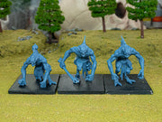 Crypt Ghouls 3 or 6 Mini Set - 28/32mm Scale Premium Resin Models for Wargaming and RPG, DnD