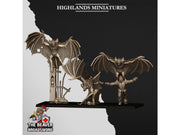 Giant Bats 3 or 6 Mini Set - 28/32mm Scale Premium Resin Models for Wargaming and RPG, DnD
