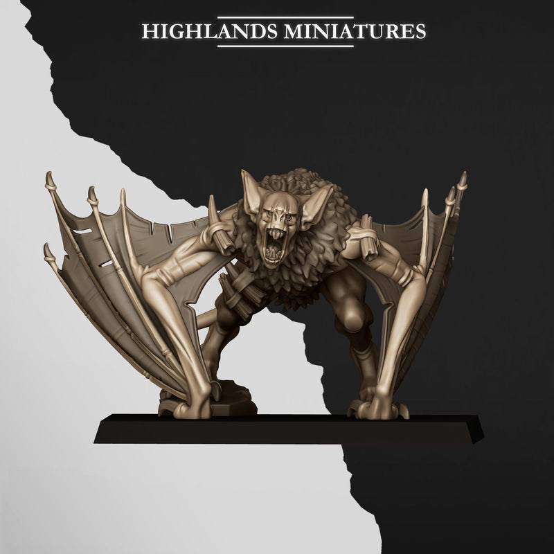 Pit Bat Mini - 28/32mm Scale Premium Resin Models for Wargaming and RPG, DnD