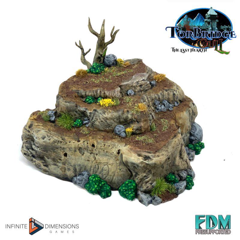 Ambush Cliffs Terrain Set | Premium Mini Scatter Terrain for Tabletop Gaming, DnD, Wargaming and more!