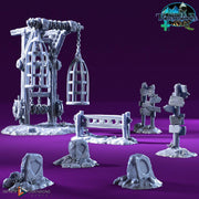 Rural Roads Scatter Terrain Set | Premium Mini Scatter Terrain for Tabletop Gaming, DnD, Wargaming and more!